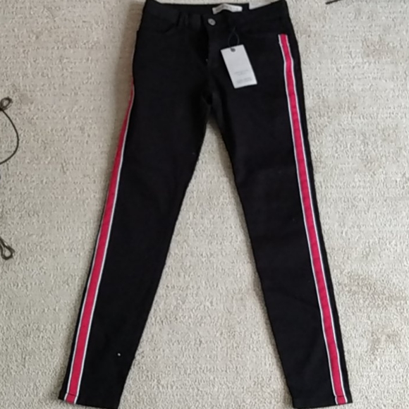 🌺3/$25🌺Zara Denim black pants, Sz 4, (NWT)